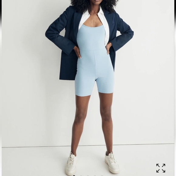 Madewell Pants - Madewell MWL Knit Biker Unitard Botanical Dye Edition Size XXS NWT